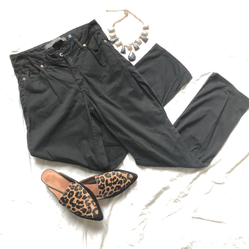 EUC Christopher Blue soft black jeans pants sz 6